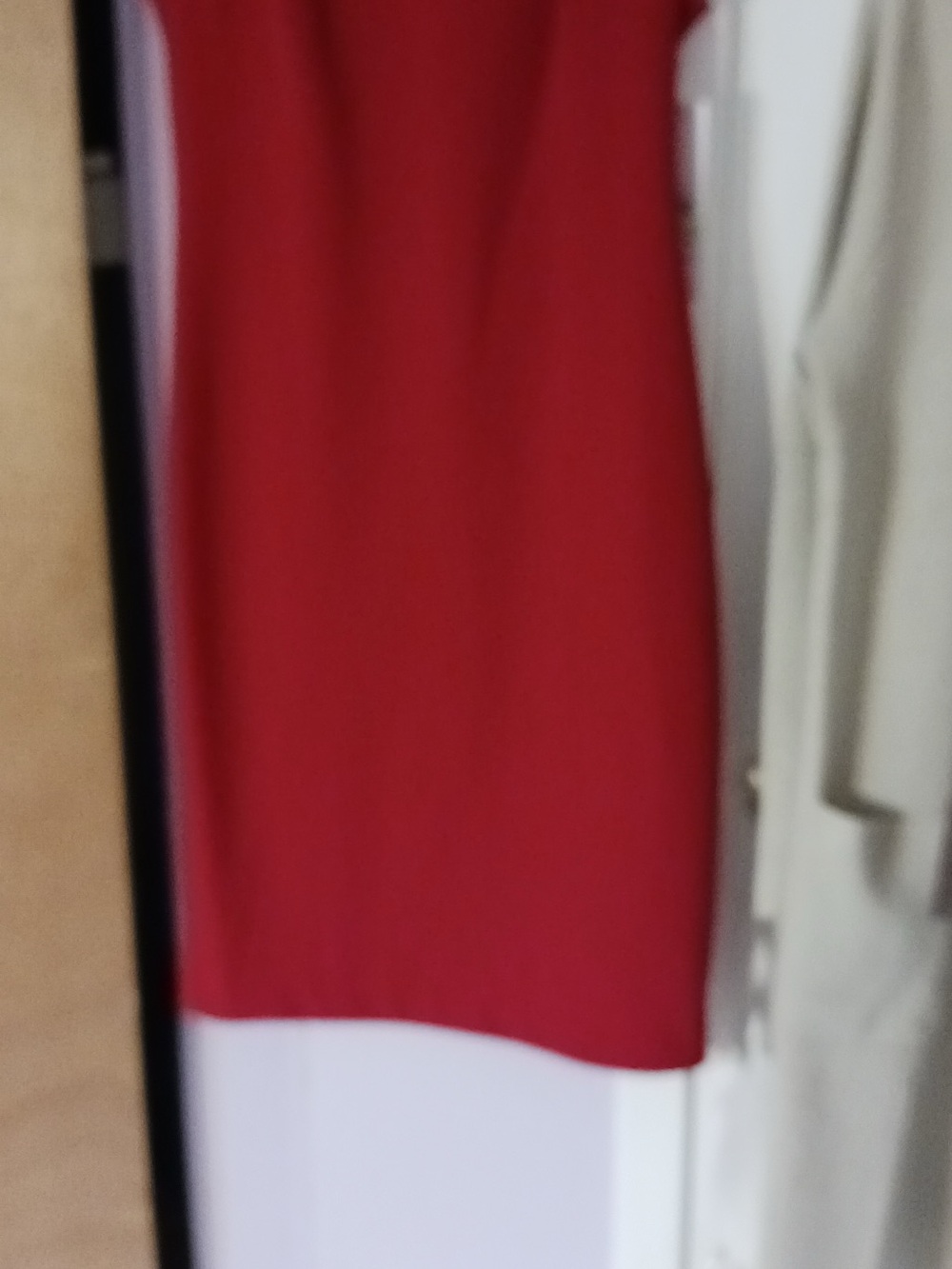 Women's Red Sheath Dress calvin NWT